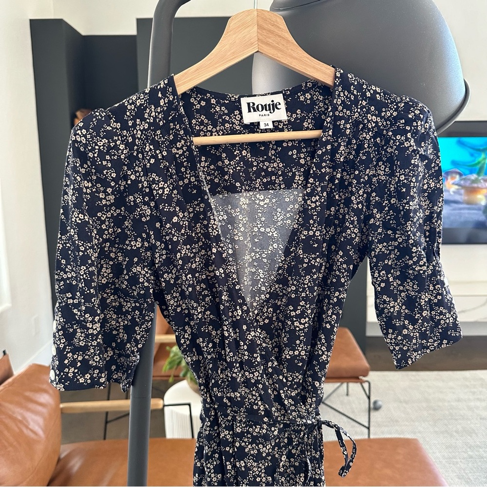 Rouje Editha Wrap Dress - Picture 2 of 8